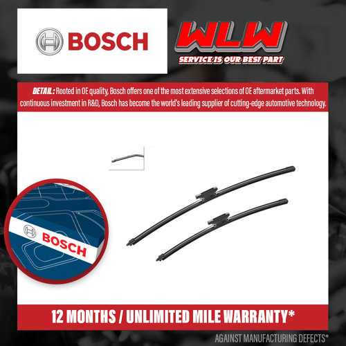 Wiper blades flat - 2x, /