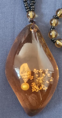 Vintage art deco - amber, glass