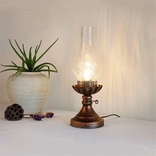 Old-fashioned kerosene lamp