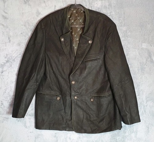 German leather jacket brown - leather,
