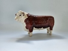 Beswick 1363A Hereford Bull “Champion of Champions” – Gloss Vintage Figurine