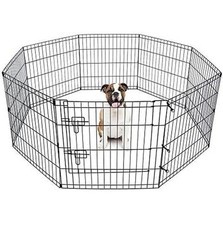 Doggy Style 8 Panel Playpen Suitable for Dogs Puppies Cats & Rabbits Foldable
