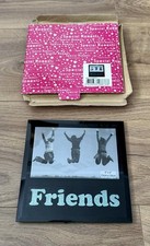 Black Glass Photo Frame Best Friend Friendship Sister Mum Daughter 4x6” Picture