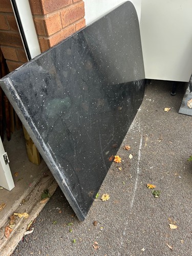 Used black quartz kitchen