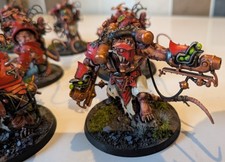 Skaven Army (Clan Skryre theme) fully assembled and well painted