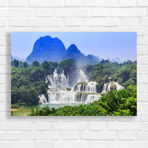 Stunning waterfall landscape - stunning,