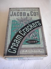 Vintage Tin box 1950s Jacobs &