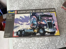 Revell Kenworth Aerodyne K100 Truck Model Kit 1/25 Scale WITH DAMAGED CAB.