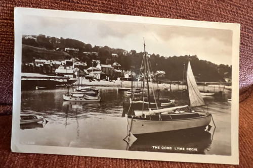 Antique postcard lyme - postcard, regis