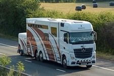 Truck Photo 12x8 - Mercedes Benz Actros - Equi Trek - AX65 KGF