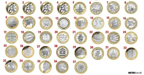 Cheapest 2 coin - £2, two
