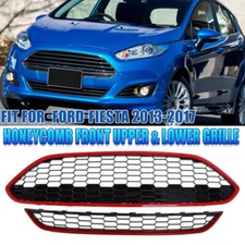 BLACK+RED HONEYCOMB FRONT