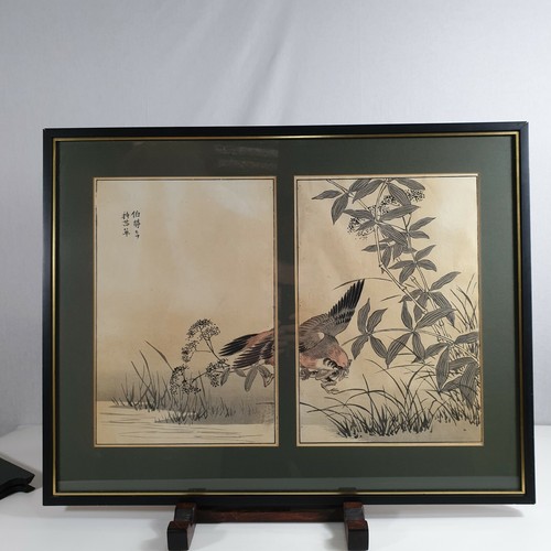 Vintage japanese woodblock - vintage,
