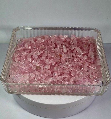 Rose quartz chips - rose,