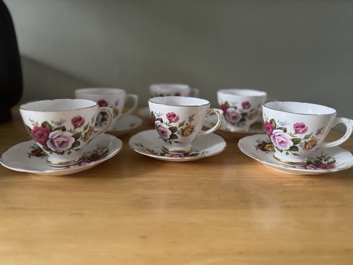 Sutherland fine bone roses - fine,