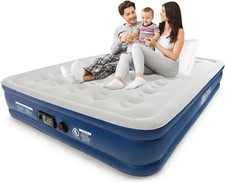Active Era Premium King Size Air Bed with Advanced Support System and Built-In E