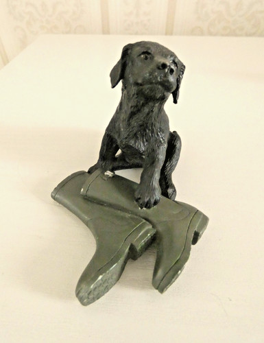 Black labrador puppy - labrador, by