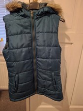 Dark Green Ladies Padded Gilet