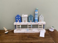 NEXT Wood Beach Hut Scene Wall