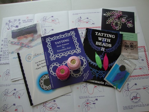 Tatting kit platinum - tatting, kit,