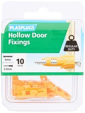 Plasplugs White Single Hollow