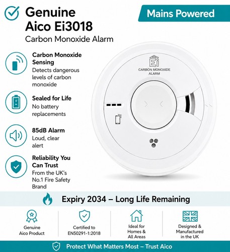 Aico ei3018 carbon monoxide - ei3018,