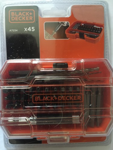 Black decker 45pc - 45pc., drill