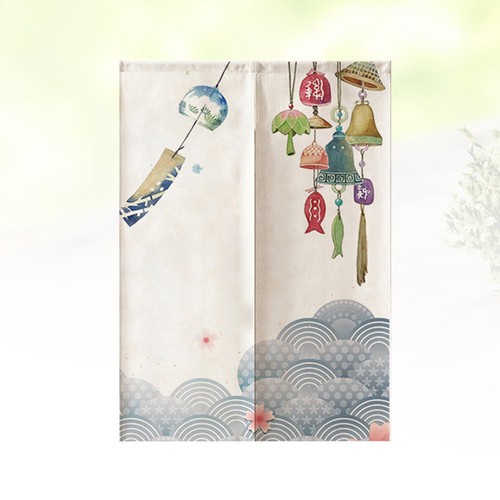 Japanese door curtain - japanese,