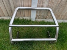 LAND ROVER DISCOVERY 1 FRONT BASH BULLBAR A-BAR NUDGE BAR CHROME