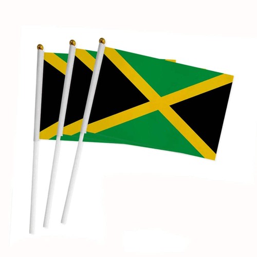 14x21cm jamaica hand flag - 14x21cm,