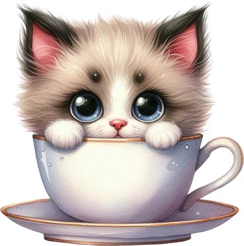 Colour baby kitten cat wall - baby,
