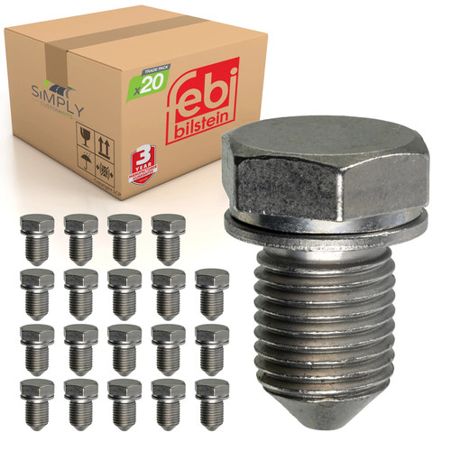 20x oil sump drain - sump, plugs