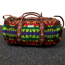 Polo Ralph Lauren Navajo Duffle Bag Aztec Native American Indian Leather Western