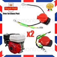 HONDA GENERATOR KILL SWITCH STOP ON OFF BUTTON GX270 GX340 GX390 PETROL MOTOR x2
