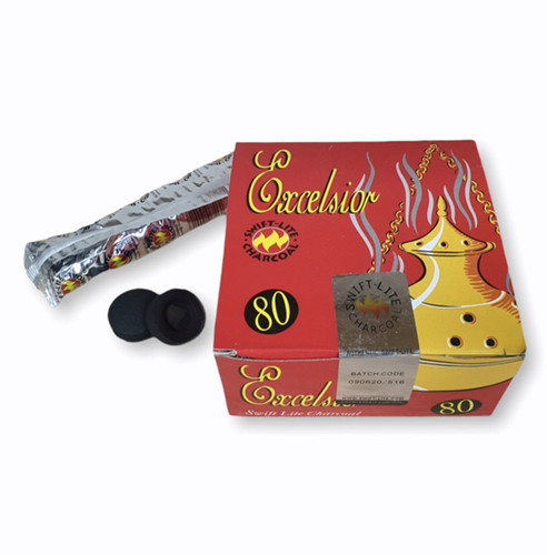 Charcoal discs excelsior - discs,