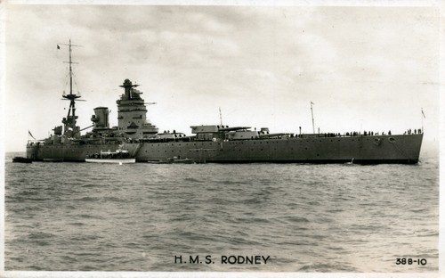 Hms rodney royal navy - royal,