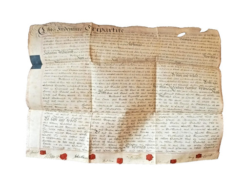 18th vellum indenture - 18th,