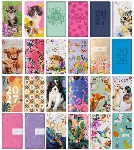 2027 diary slim size - 2027, week