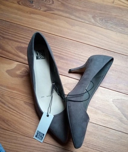 Grey smart kitten heel - , office