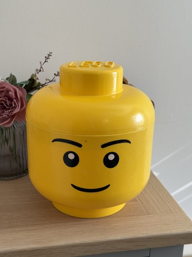 Large lego head storage - storage, box