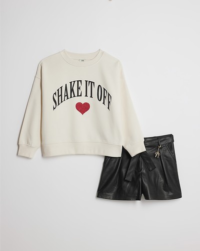 River island girls sweatshirt - river,