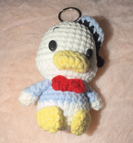 Donald duck crocheted - duck, plush