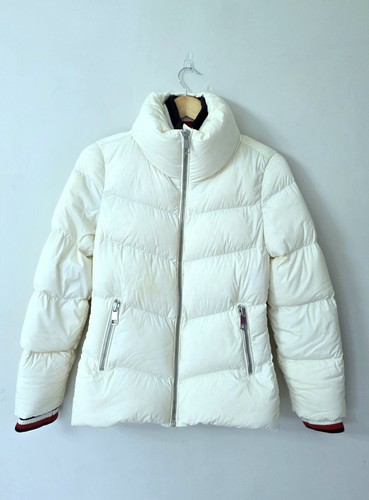 Tommy hilfiger white puffer - white,