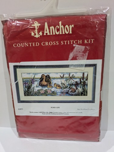 Anchor pond life cross stitch