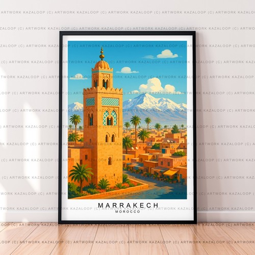 Marrakech morocco unframed - morocco,