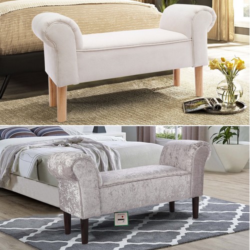Bedroom upholstered bench end - bedroom,