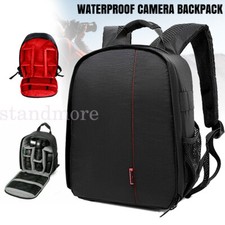 Travel Camera SLR DSLR Backpack Waterproof Bag Rucksack Bag Backpack Case UK