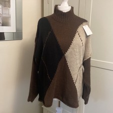 ITALIAN ARGYLE OVERSIZED SOFT