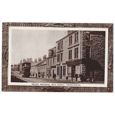 THORNLIEBANK Kelso's Buildings, Main Street, Glasgow RP Postcard by Kelso Unused