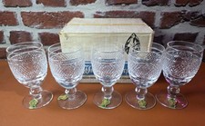 Waterford Crystal Cashel Wine / Sherry Glass 10.5cm Set Of 5 Glasses New 